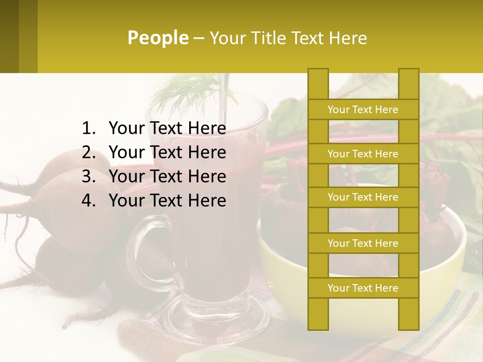 A Bowl Of Beets Next To A Glass Of Beet Juice PowerPoint Template