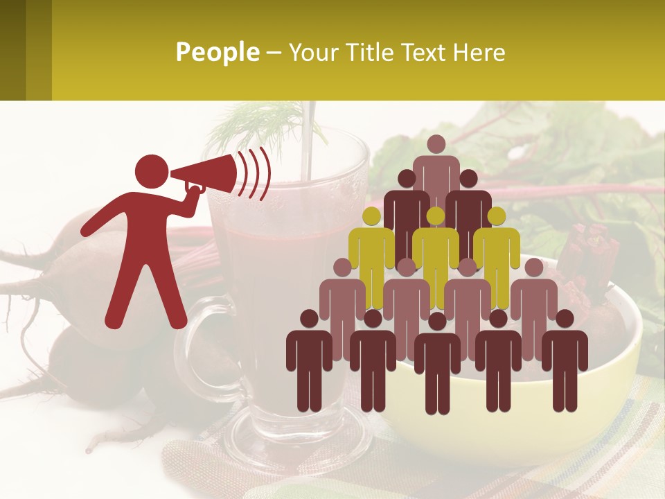 A Bowl Of Beets Next To A Glass Of Beet Juice PowerPoint Template