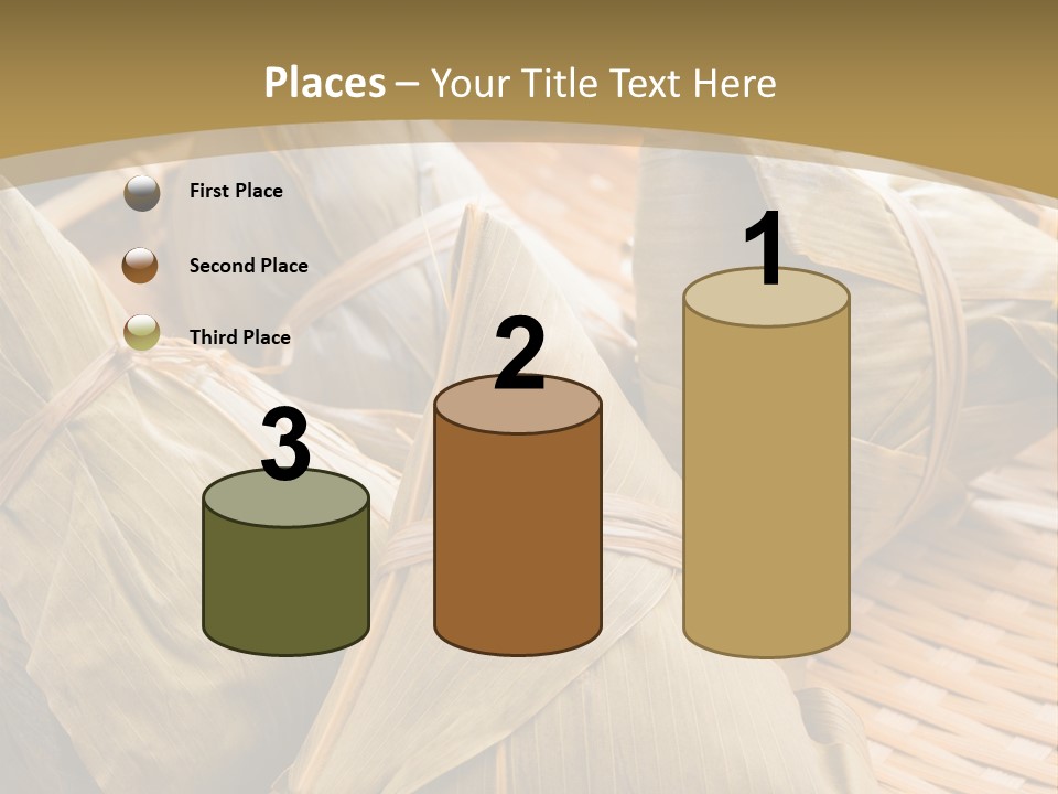 A Bamboo Basket Filled With Dumplings On Top Of A Table PowerPoint Template