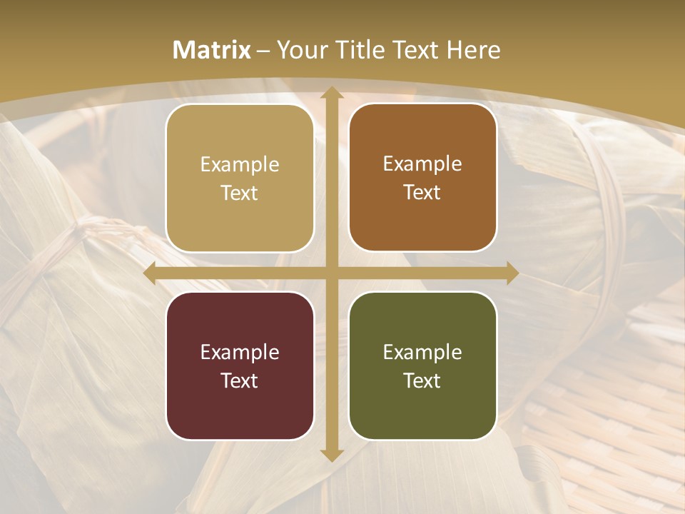 A Bamboo Basket Filled With Dumplings On Top Of A Table PowerPoint Template