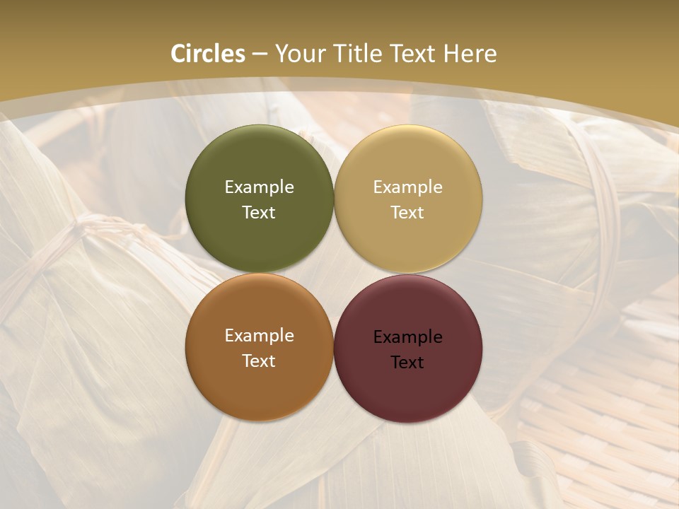 A Bamboo Basket Filled With Dumplings On Top Of A Table PowerPoint Template