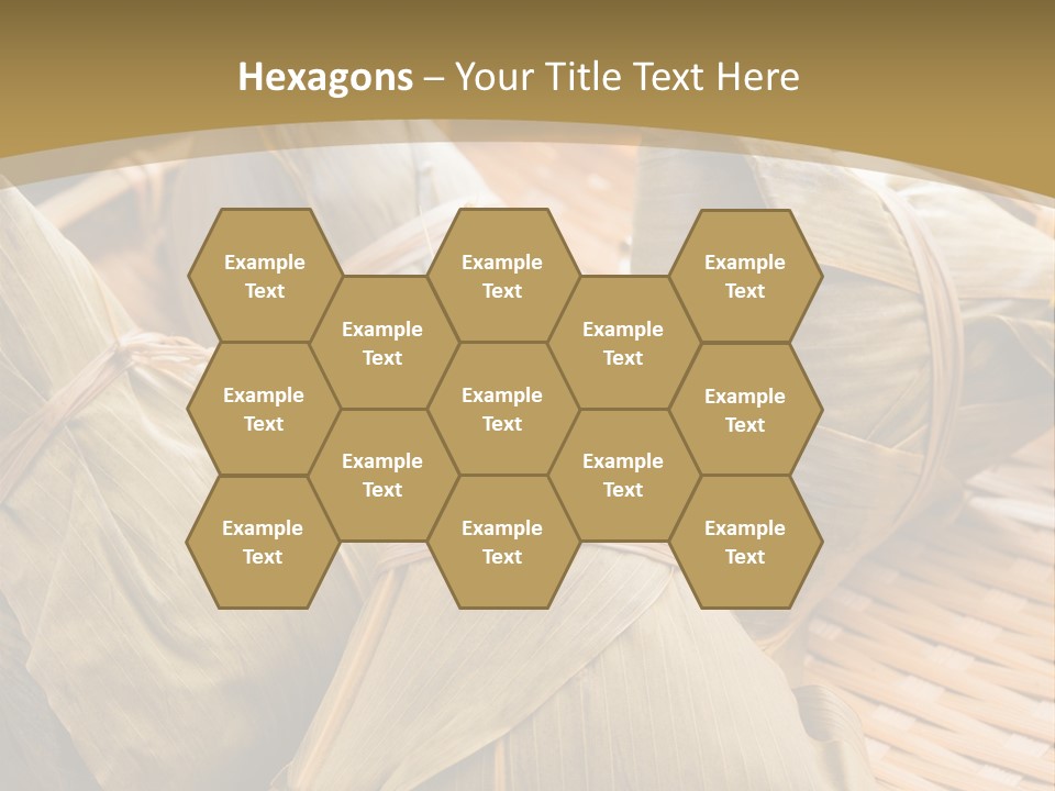 A Bamboo Basket Filled With Dumplings On Top Of A Table PowerPoint Template