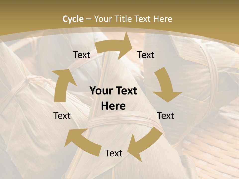 A Bamboo Basket Filled With Dumplings On Top Of A Table PowerPoint Template