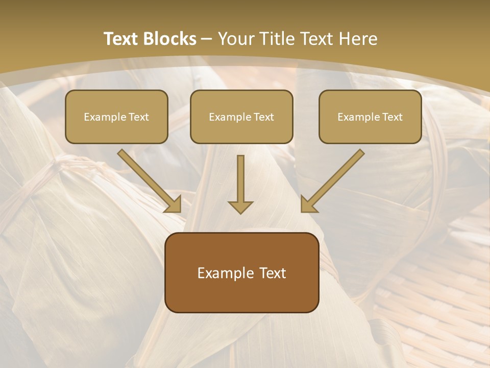 A Bamboo Basket Filled With Dumplings On Top Of A Table PowerPoint Template