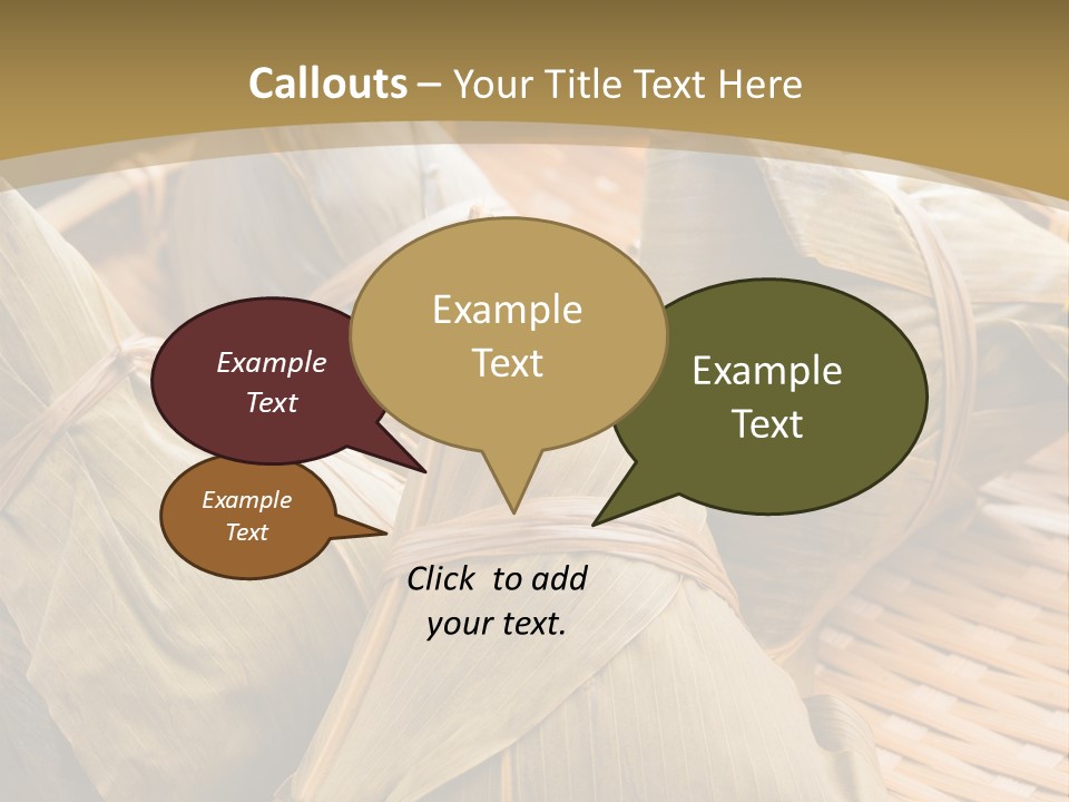 A Bamboo Basket Filled With Dumplings On Top Of A Table PowerPoint Template