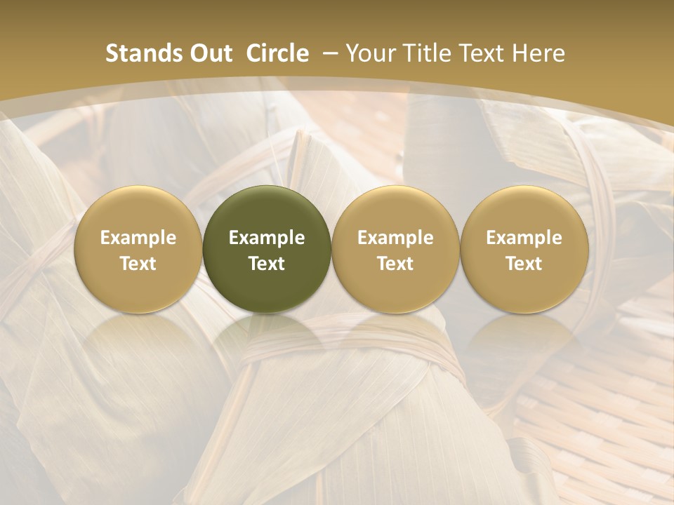 A Bamboo Basket Filled With Dumplings On Top Of A Table PowerPoint Template