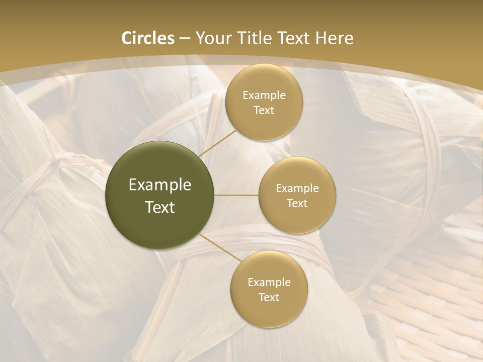 A Bamboo Basket Filled With Dumplings On Top Of A Table PowerPoint Template