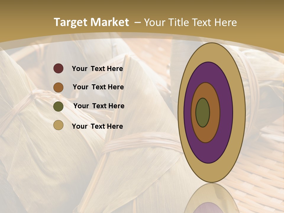 A Bamboo Basket Filled With Dumplings On Top Of A Table PowerPoint Template