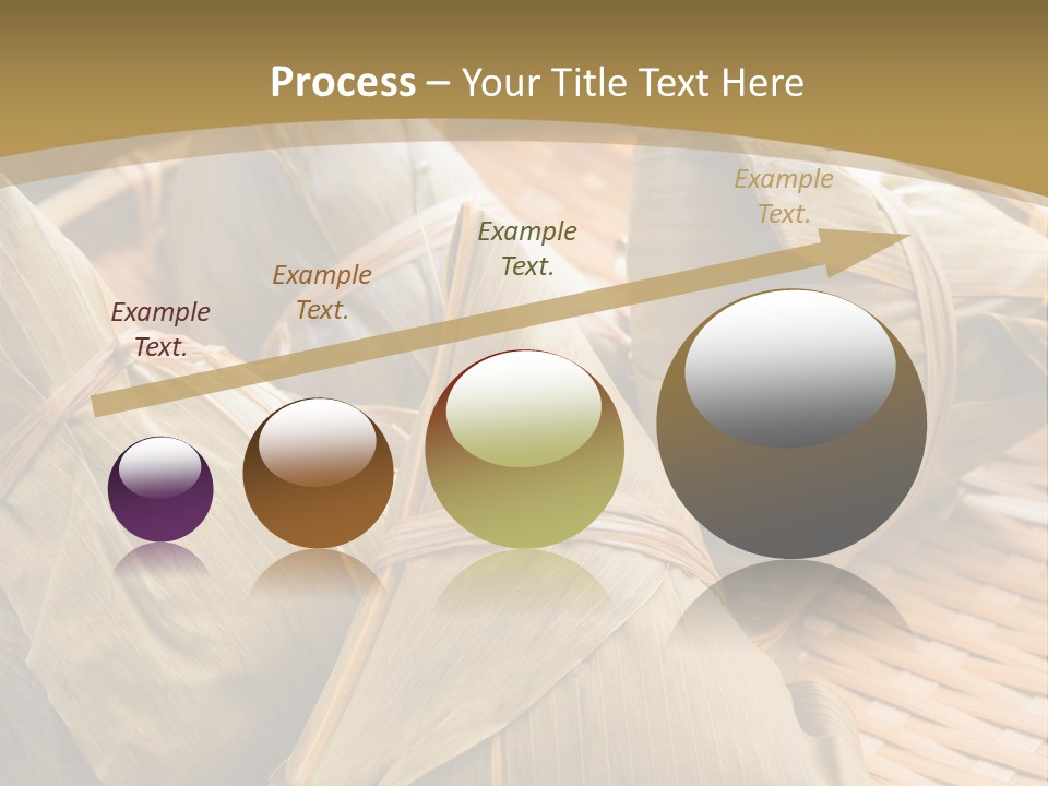 A Bamboo Basket Filled With Dumplings On Top Of A Table PowerPoint Template
