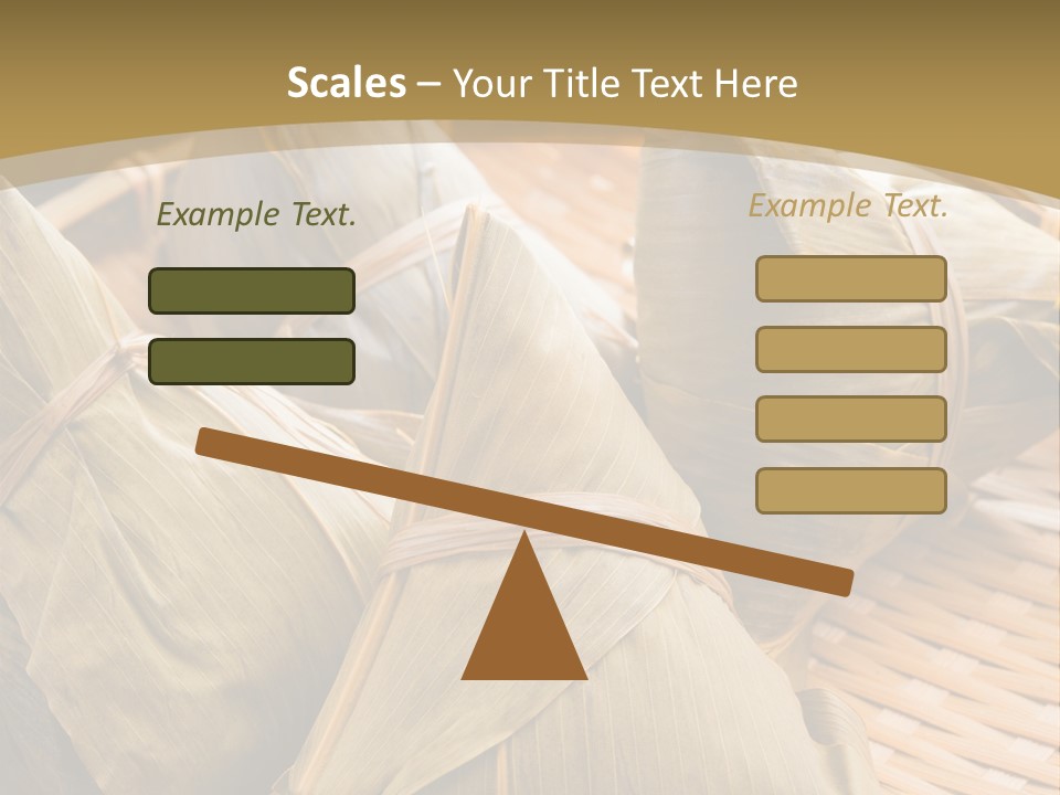 A Bamboo Basket Filled With Dumplings On Top Of A Table PowerPoint Template
