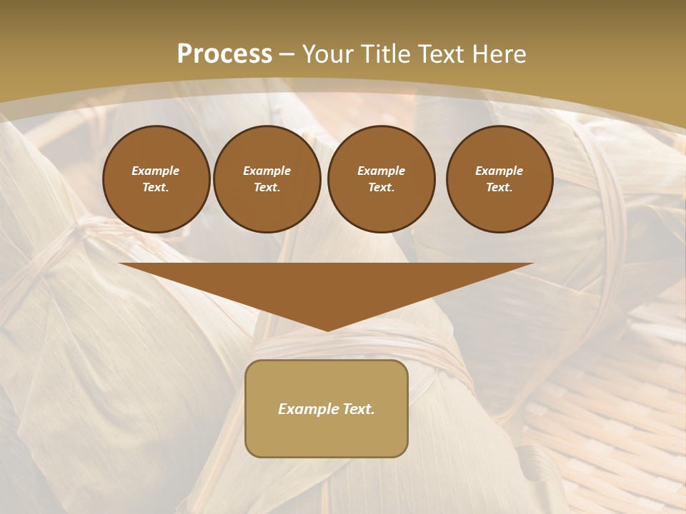 A Bamboo Basket Filled With Dumplings On Top Of A Table PowerPoint Template