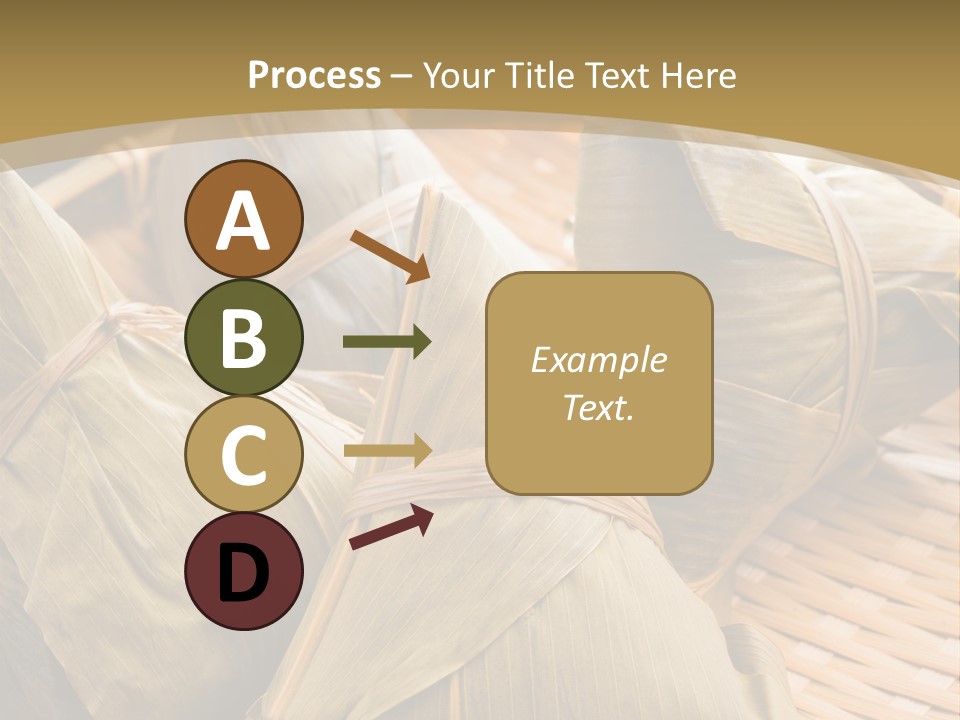 A Bamboo Basket Filled With Dumplings On Top Of A Table PowerPoint Template