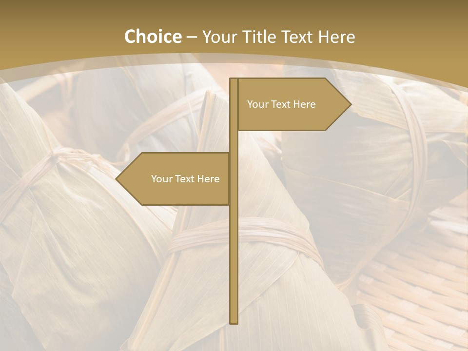 A Bamboo Basket Filled With Dumplings On Top Of A Table PowerPoint Template