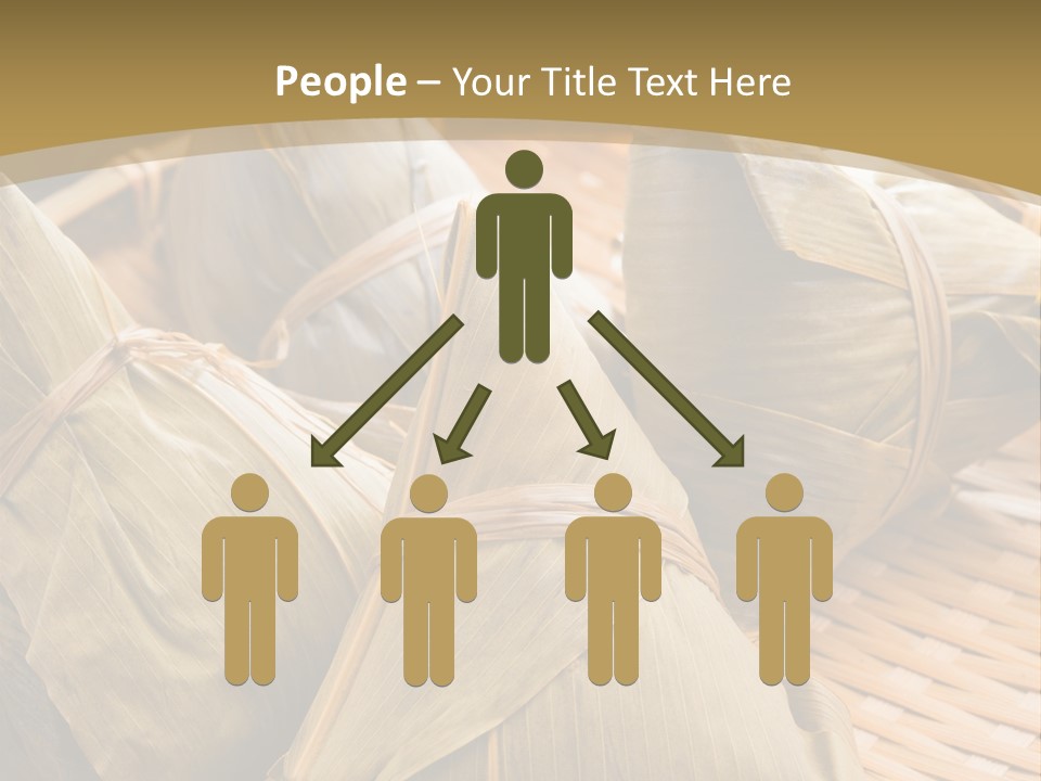 A Bamboo Basket Filled With Dumplings On Top Of A Table PowerPoint Template