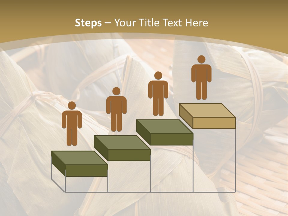 A Bamboo Basket Filled With Dumplings On Top Of A Table PowerPoint Template
