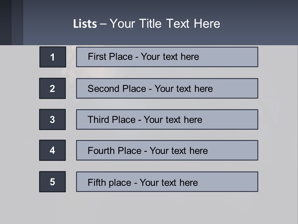 A Full Moon In The Night Sky Over Trees PowerPoint Template