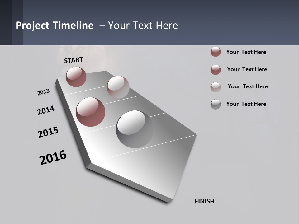 A Full Moon In The Night Sky Over Trees PowerPoint Template