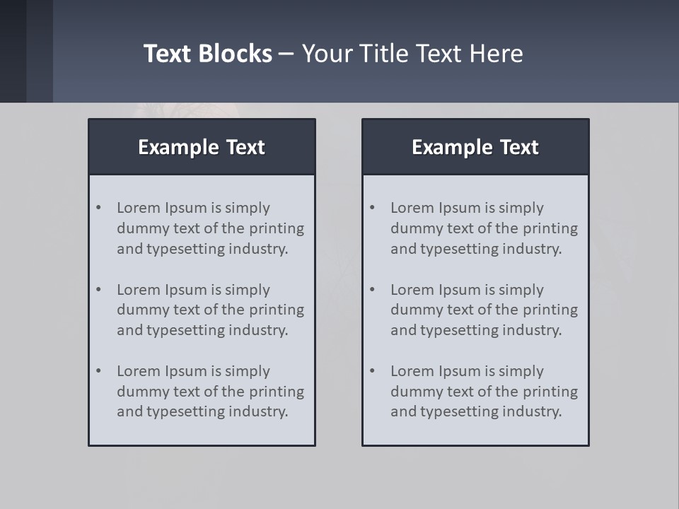 A Full Moon In The Night Sky Over Trees PowerPoint Template