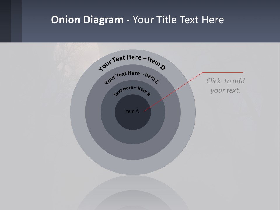 A Full Moon In The Night Sky Over Trees PowerPoint Template