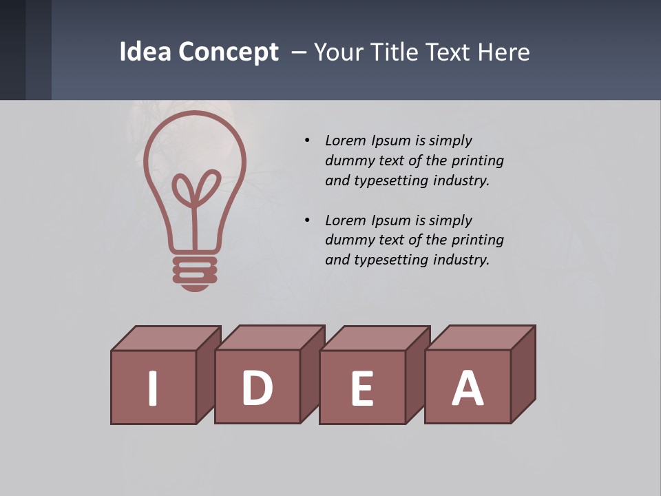 A Full Moon In The Night Sky Over Trees PowerPoint Template