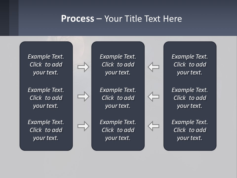 A Full Moon In The Night Sky Over Trees PowerPoint Template