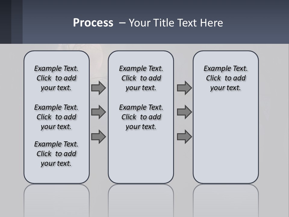 A Full Moon In The Night Sky Over Trees PowerPoint Template
