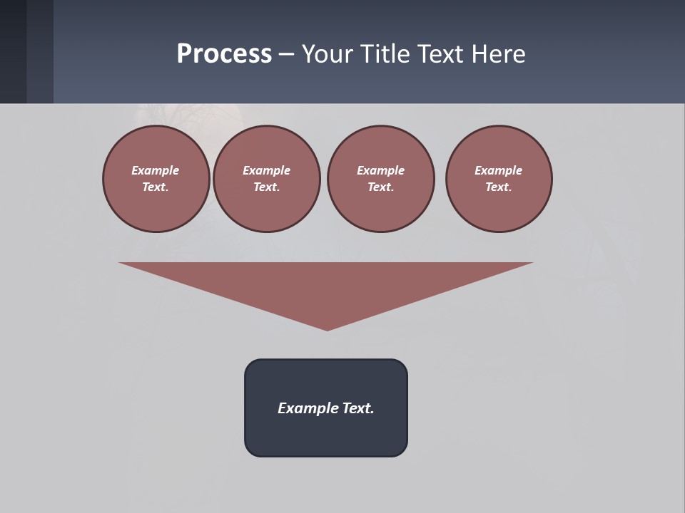 A Full Moon In The Night Sky Over Trees PowerPoint Template