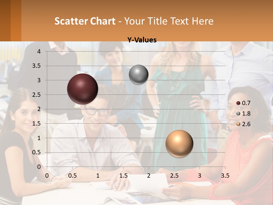 A Group Of People Are Posing For A Picture PowerPoint Template