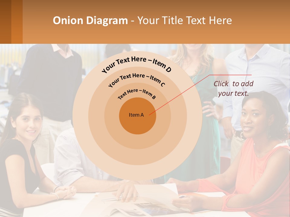 A Group Of People Are Posing For A Picture PowerPoint Template