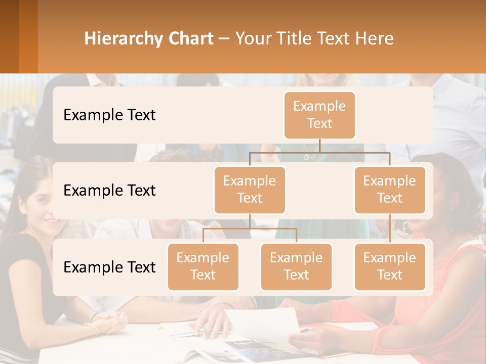 A Group Of People Are Posing For A Picture PowerPoint Template