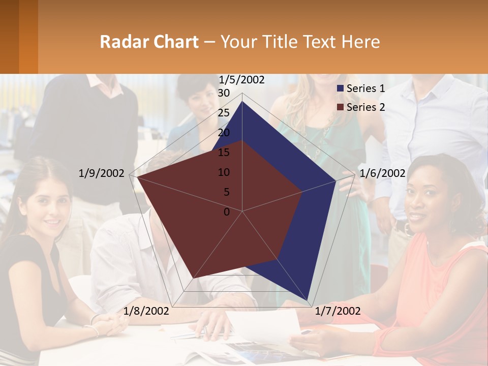 A Group Of People Are Posing For A Picture PowerPoint Template