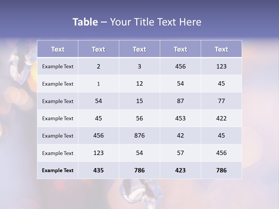 A Branch With Ice On It Is Shown In This Powerpoint Presentation PowerPoint Template