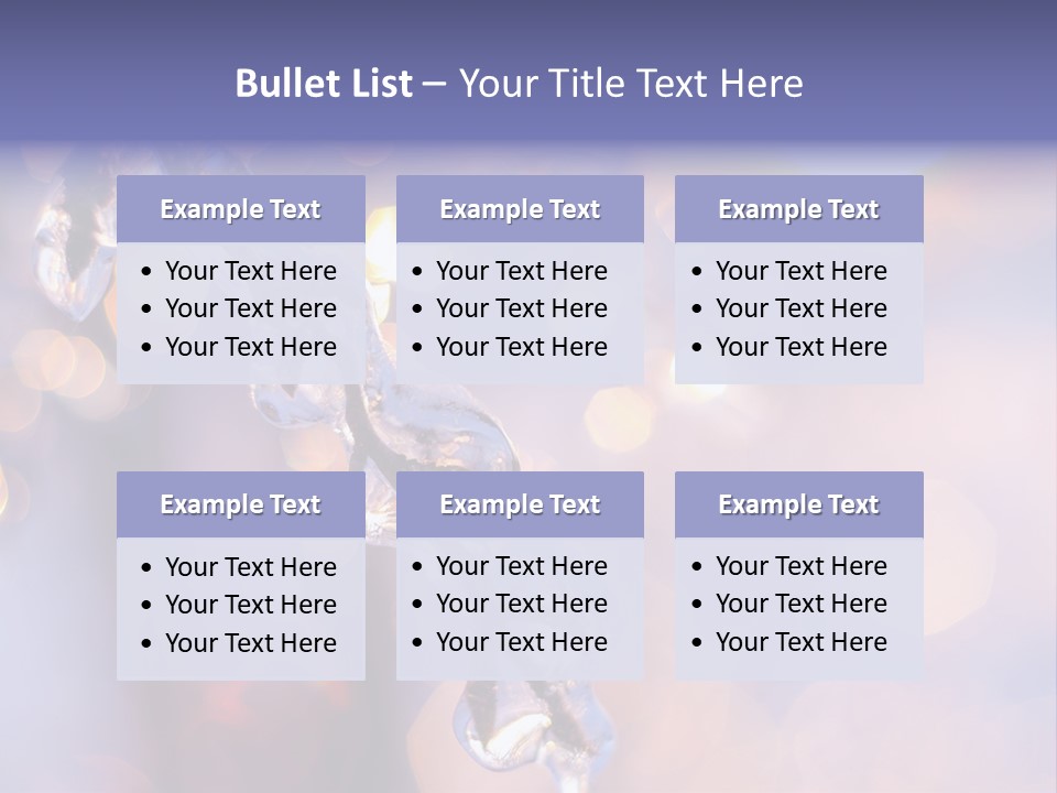 A Branch With Ice On It Is Shown In This Powerpoint Presentation PowerPoint Template