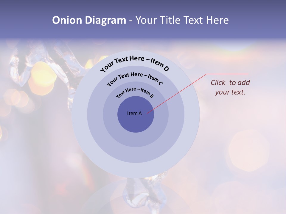 A Branch With Ice On It Is Shown In This Powerpoint Presentation PowerPoint Template