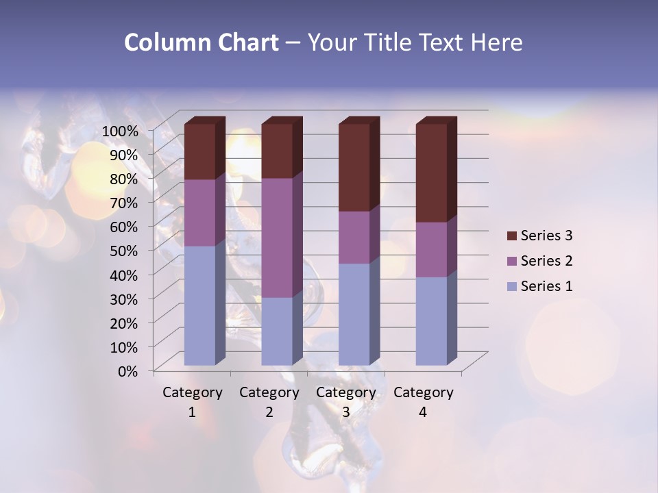 A Branch With Ice On It Is Shown In This Powerpoint Presentation PowerPoint Template