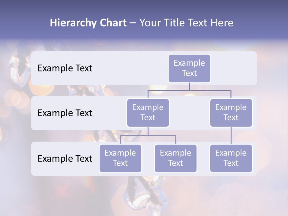 A Branch With Ice On It Is Shown In This Powerpoint Presentation PowerPoint Template