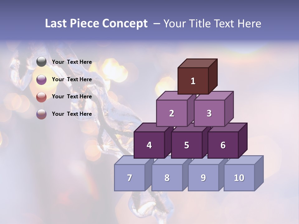 A Branch With Ice On It Is Shown In This Powerpoint Presentation PowerPoint Template