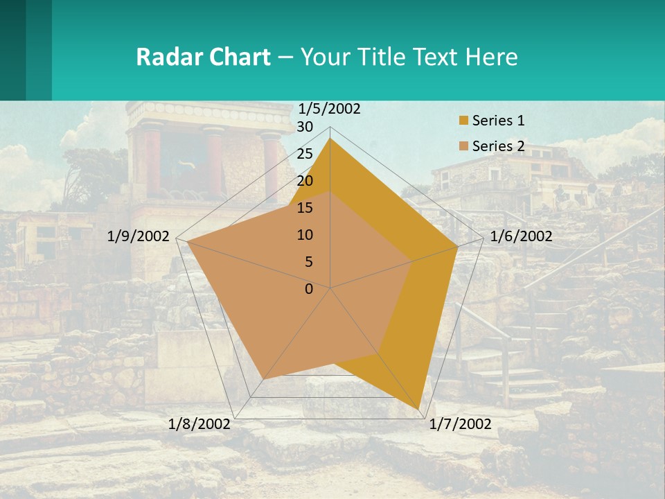 A Picture Of A Building With Stairs In The Middle Of It PowerPoint Template
