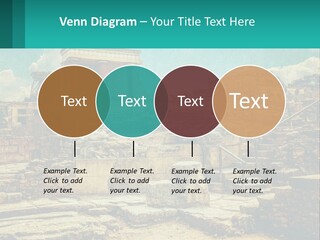 A Picture Of A Building With Stairs In The Middle Of It PowerPoint Template