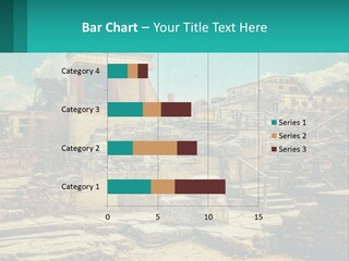 A Picture Of A Building With Stairs In The Middle Of It PowerPoint Template