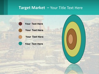 A Picture Of A Building With Stairs In The Middle Of It PowerPoint Template