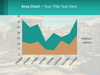 A Picture Of A Building With Stairs In The Middle Of It PowerPoint Template