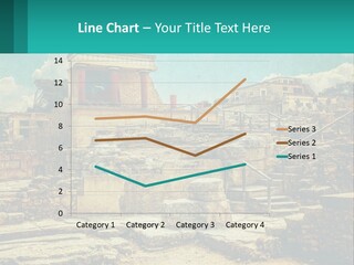 A Picture Of A Building With Stairs In The Middle Of It PowerPoint Template