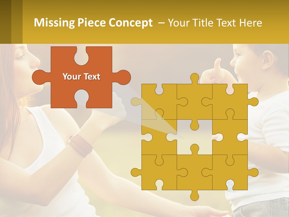 A Woman Holding A Baby And A Bottle Of Water PowerPoint Template