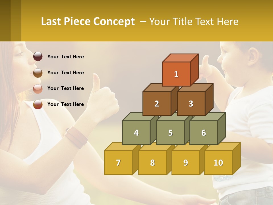 A Woman Holding A Baby And A Bottle Of Water PowerPoint Template