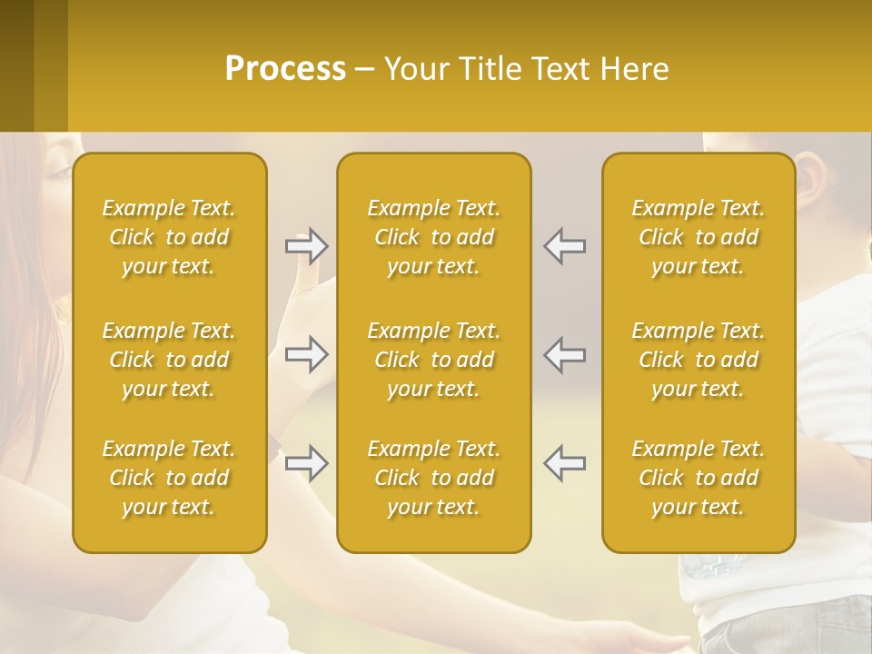 A Woman Holding A Baby And A Bottle Of Water PowerPoint Template