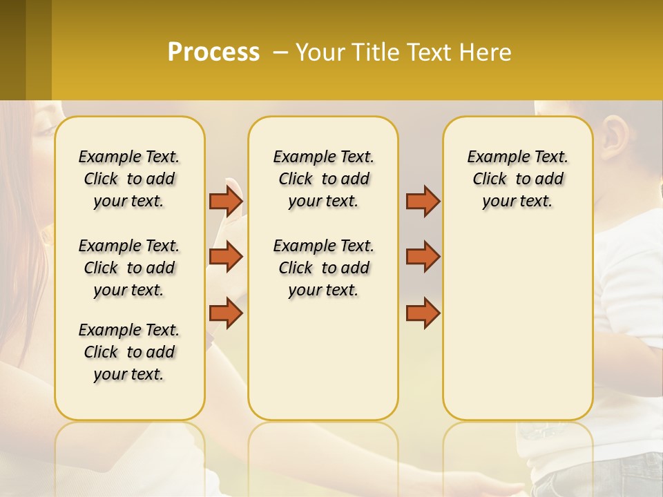 A Woman Holding A Baby And A Bottle Of Water PowerPoint Template