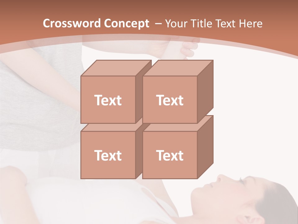 A Woman Getting A Massage From A Woman In A White Dress PowerPoint Template