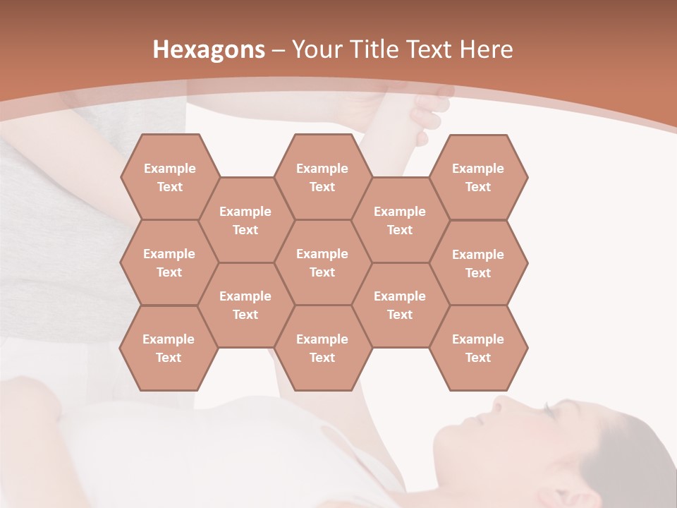 A Woman Getting A Massage From A Woman In A White Dress PowerPoint Template