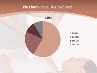 A Woman Getting A Massage From A Woman In A White Dress PowerPoint Template